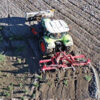 Weed removal by tractor-mounted undercutter on the Ashley-Rakahuri River